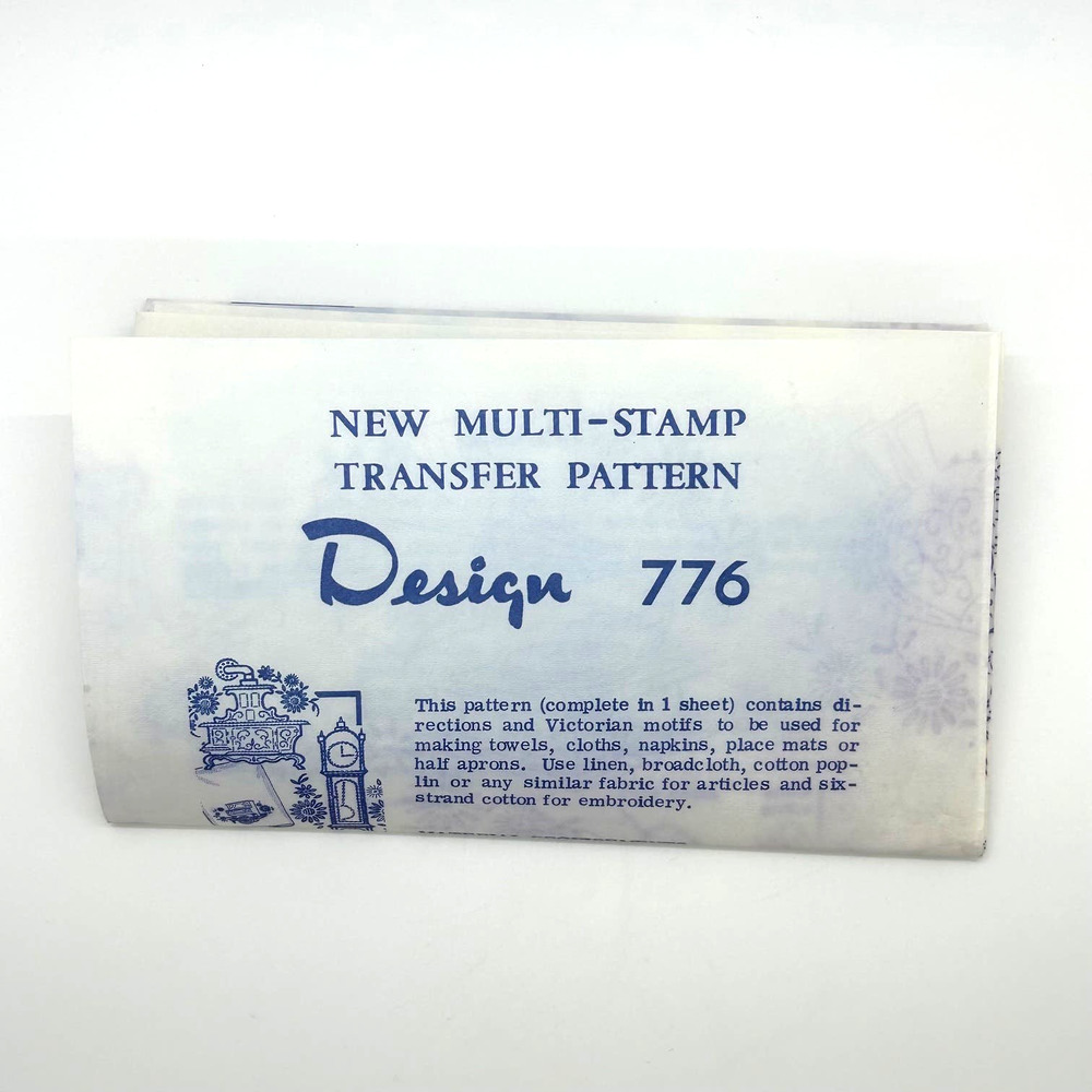 Laura Wheeler Vintage‎ Transfer Pattern Design #776 Home Motifs